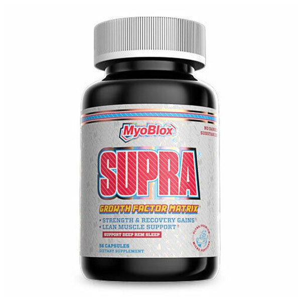 MyoBlox Supra capsules for muscle recovery and athletic performance
