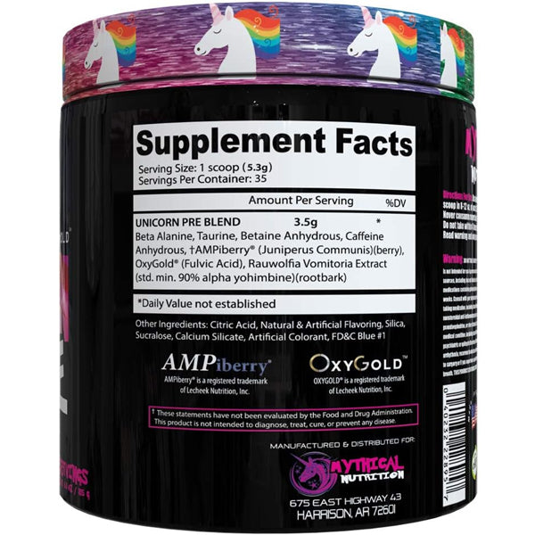 Athlete mixing Unicorn Pre pre-workout drink for energy boost