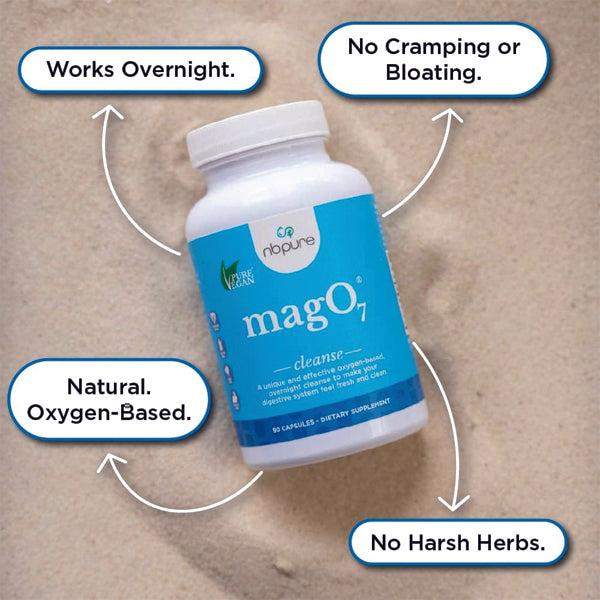 MagO7 capsules for natural colon cleanse and constipation relief