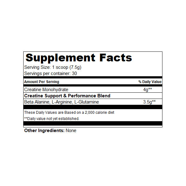Athlete taking creatine supplement before workout
