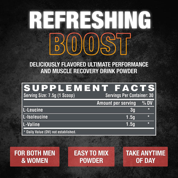 Close-up of BCAA 6000 amino acids supporting muscle growth