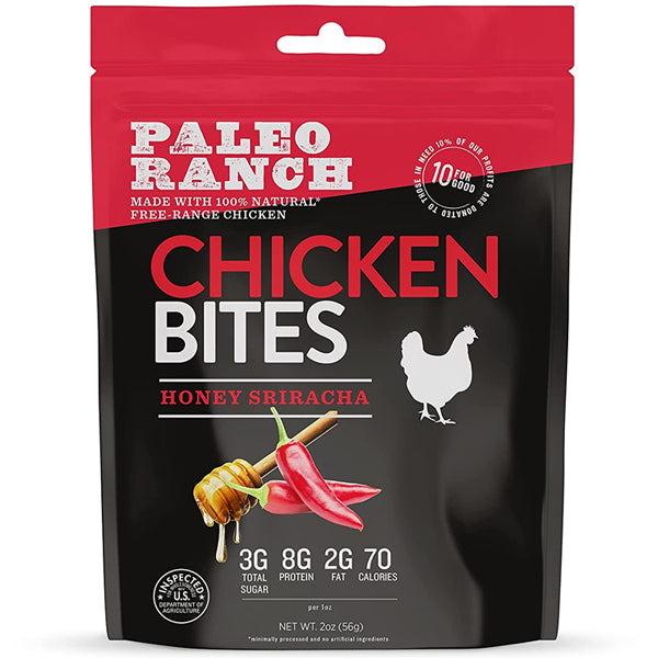 Close-up of juicy free-range chicken bites showing texture and protein content