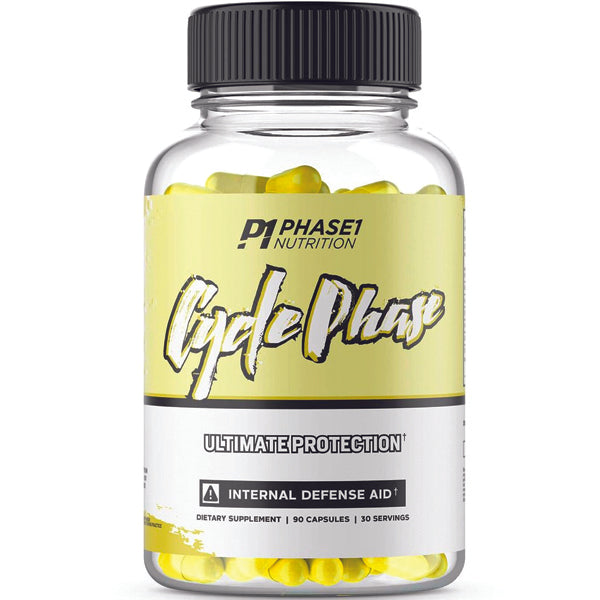 Close-up of VitalCycle Estrogen Control Support Capsules bottle, showcasing its premium quality.