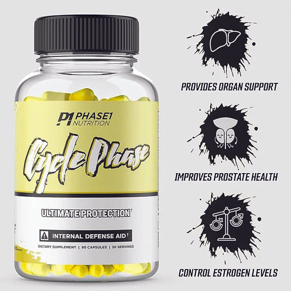 Athlete using VitalCycle Estrogen Control Support Capsules during a workout for effective cycle support.