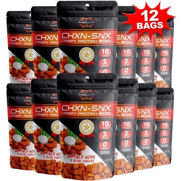 Crispy Chicken Protein Bites in a bowl, showcasing their crunchy texture and appealing look.
