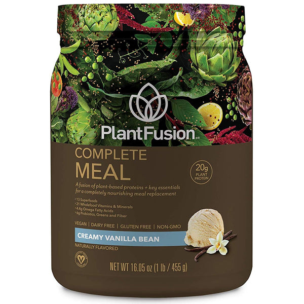EarthFusion Complete Vegan Meal Replacement Shake 1lb - Packed with plant-based protein and essential nutrients.