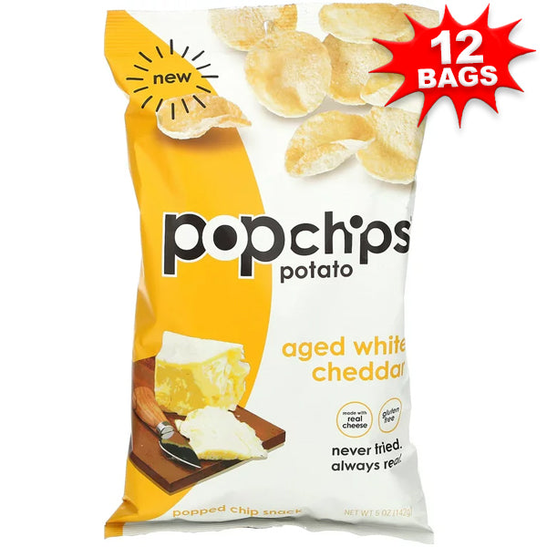A handful of low fat chips on a plate, perfect for party snacks
