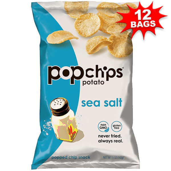 Person enjoying Popchips potato snacks during a social gathering