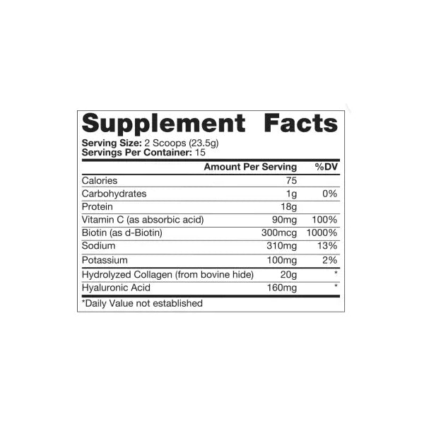 Athlete mixing collagen protein into a smoothie for muscle recovery