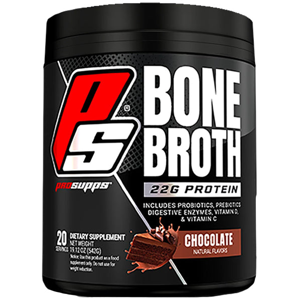 Close-up of bone broth protein powder scoop showing natural ingredients