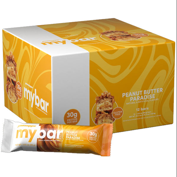 MyBar Delight in a gym bag, ready to fuel your workout with 30g of protein and low sugar content.