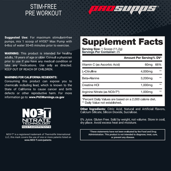 Athlete preparing for workout with Hyde Max Pump for maximum power