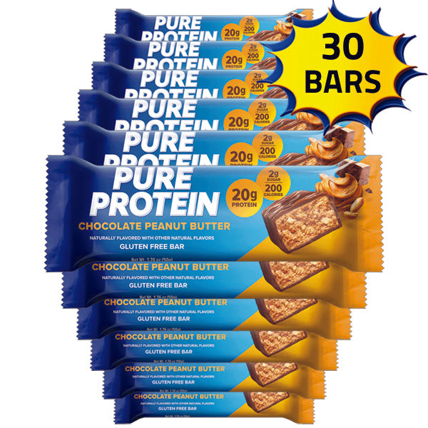 Active Fuel Protein Bars variety pack displayed with nutrition facts and flavors.