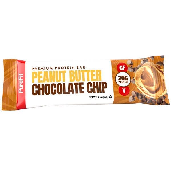 A close-up of PureFit Vegan Protein Bars showcasing their nutritious ingredients.