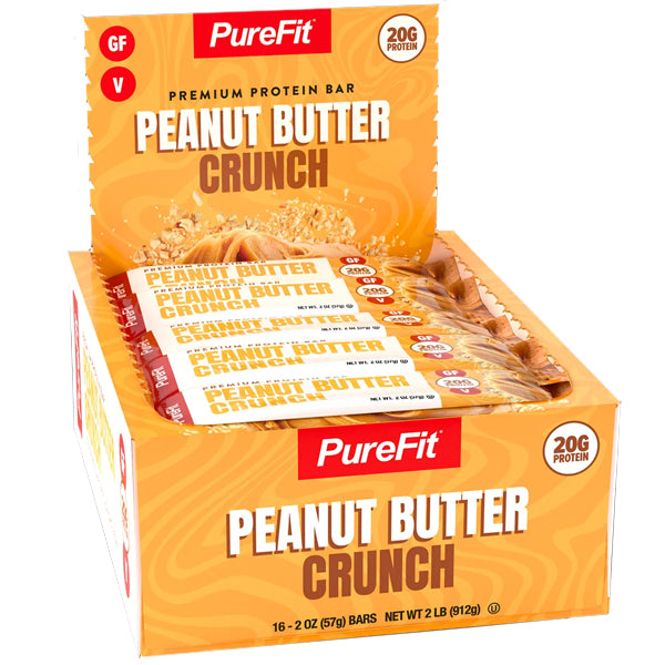 PureFit vegan snack bar with natural ingredients and high protein content