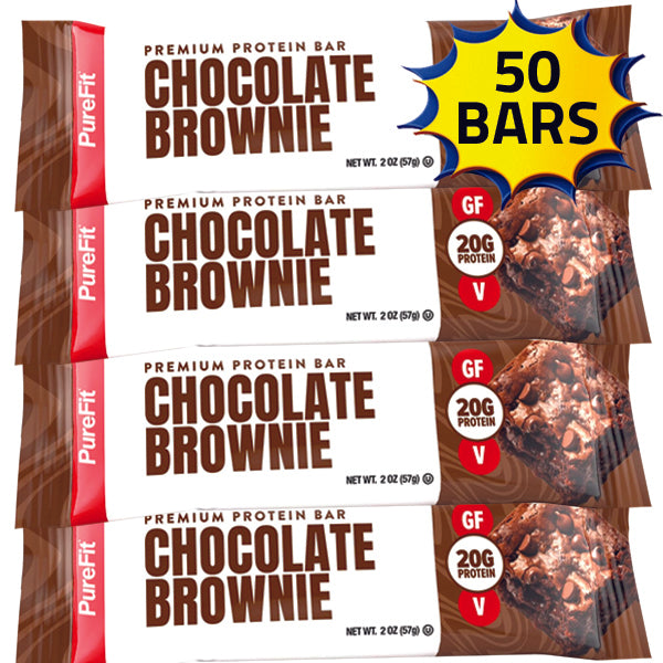 A close-up of PureFit Vegan Protein Bars showcasing their nutritious ingredients.