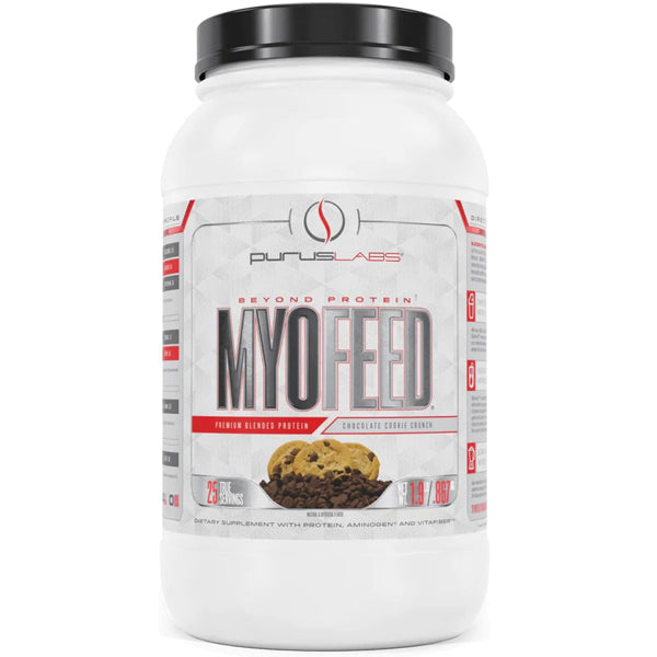 Container of high-quality whey protein and casein blend, supporting muscle recovery