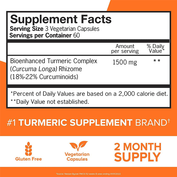 Person taking turmeric capsules for joint pain relief