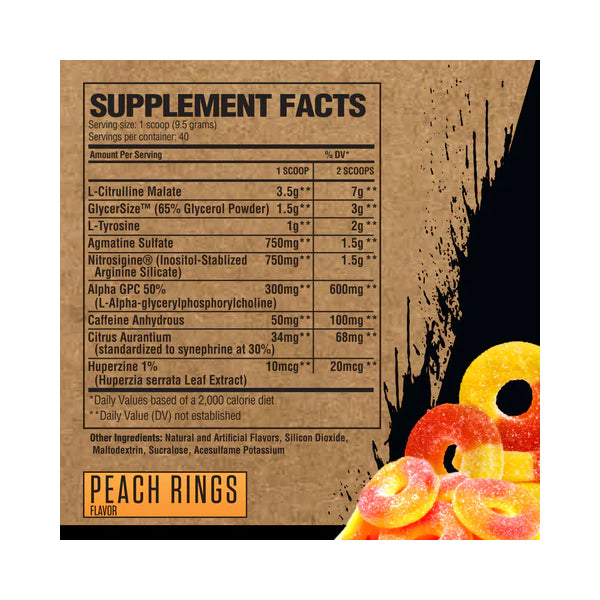Athlete preparing to workout with Raw Nutrition pre-workout supplement
