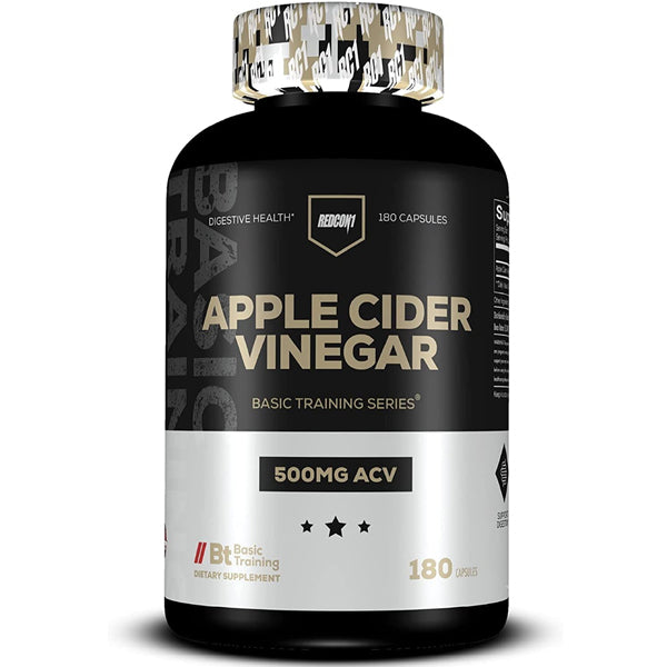 Redcon1 Premium ACV Capsules for digestion and gut health.