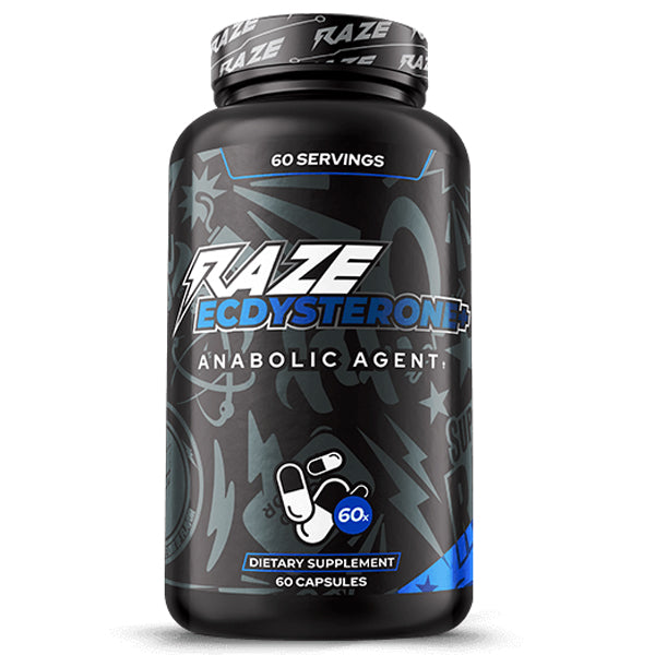Ecdysterone+ capsules displayed on a gym bench, showcasing their athletic benefits.