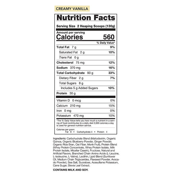 Close-up of Rival Nutrition Power Gainer being mixed in a shaker bottle.