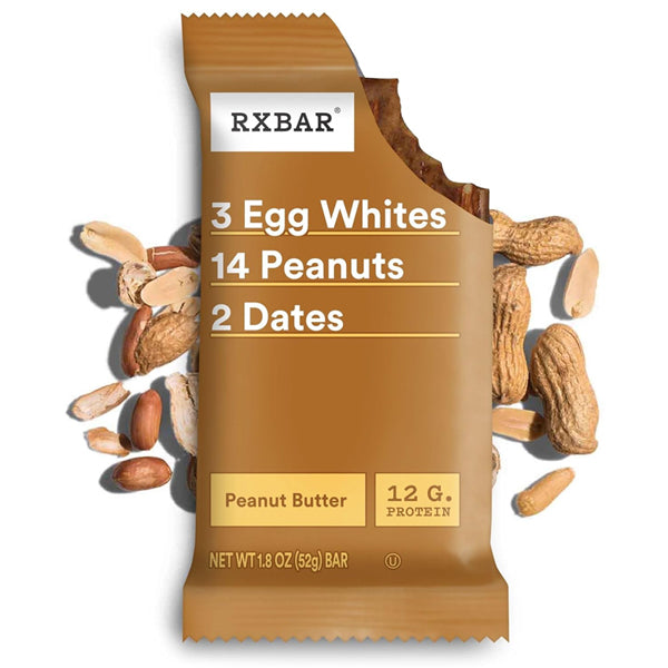 Meal replacement bars for breakfast on a kitchen counter