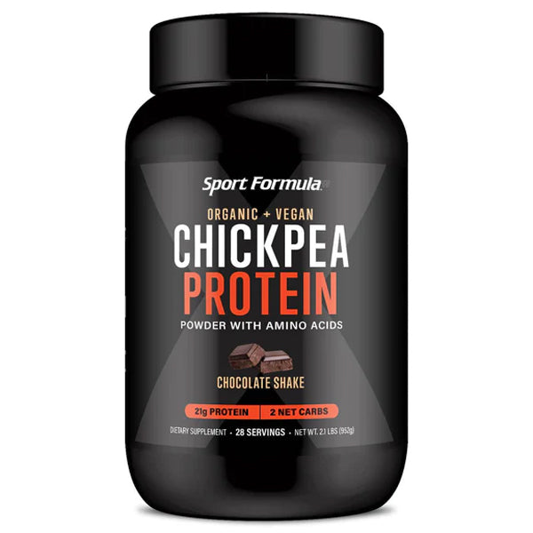 PurePower Organic Chickpea Protein 2lbs package showcasing its natural ingredients and rich protein content.