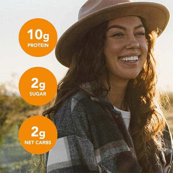 A single keto bar with nuts and chocolate, high-fat keto snack for weight loss