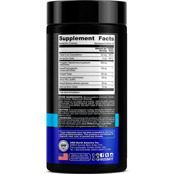 TestoMax Pro displayed with fitness equipment, emphasizing its role in supporting muscle growth and vitality.