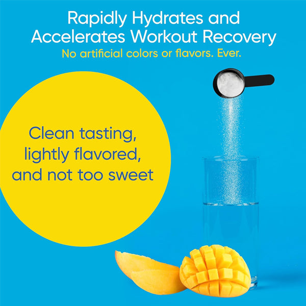 Close-up of HydraBoost Pro powder in a scoop, highlighting its clean ingredients and absence of artificial additives.