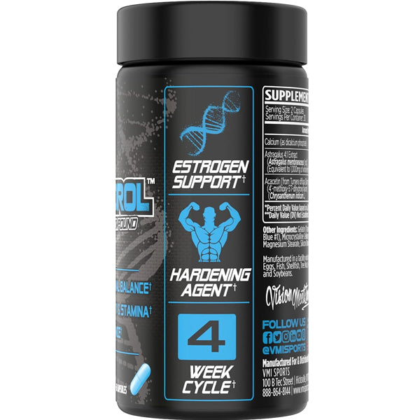 Athlete taking Arimidrol capsules for cutting and muscle definition