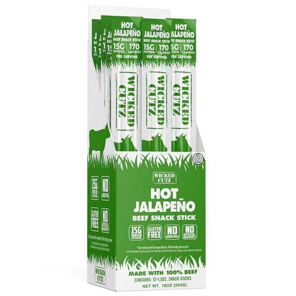 High-resolution image of seasoned beef snack sticks in a rustic setting, emphasizing natural ingredients and flavor