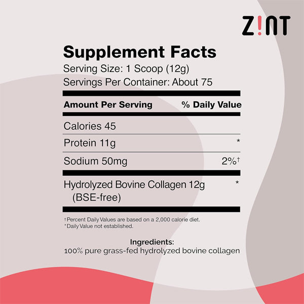 Lifestyle image with collagen peptides mixed into a morning smoothie for skin support