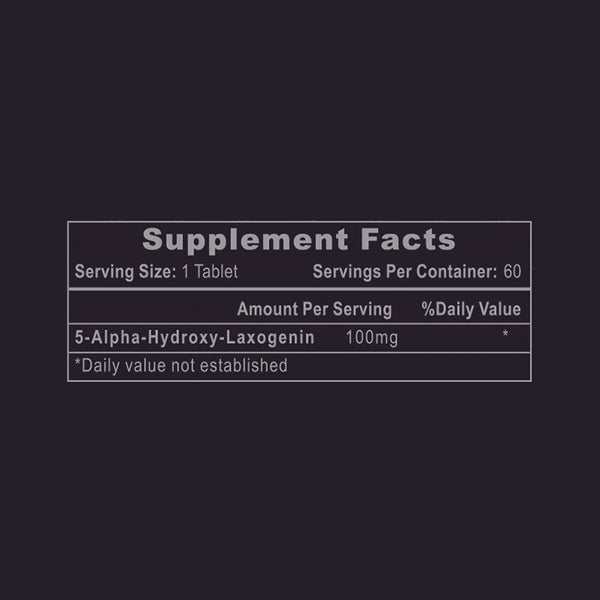 LaxoMax 100 tablets displayed with gym gear, ideal for athletes focused on muscle growth
