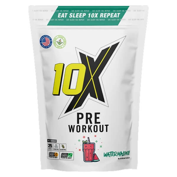 Person drinking pre workout supplement before gym workout, emphasizing energy boost