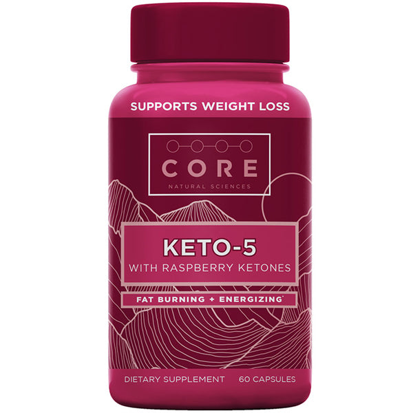 Keto-5 capsules with raspberry ketones for effective weight loss and energy