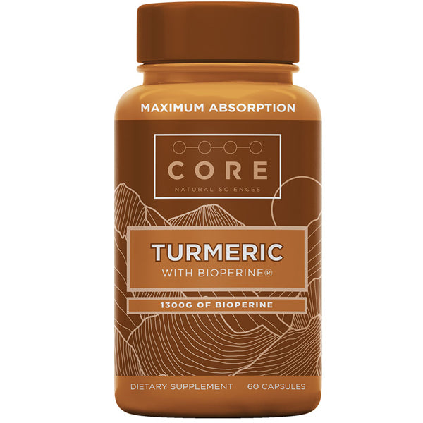 Turmeric capsules with BioPerine for joint support and inflammation relief