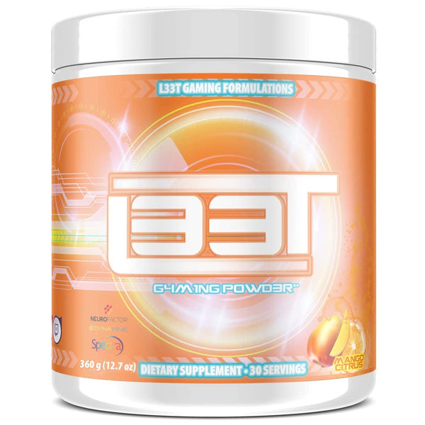 Gaming powder in shaker for focus and energy boost
