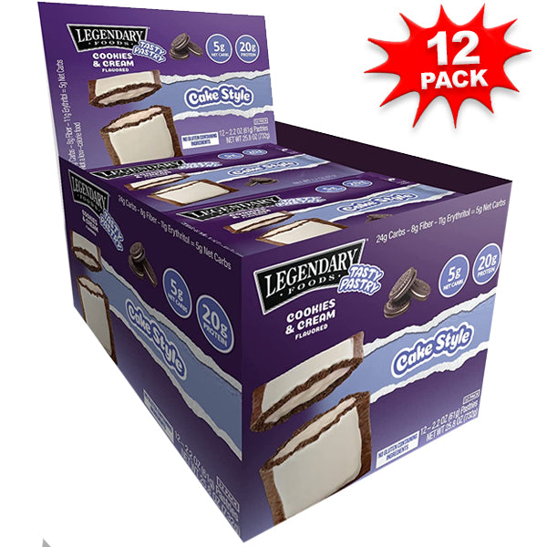 Keto protein toaster pastries with thick, flaky layers and delicious flavor