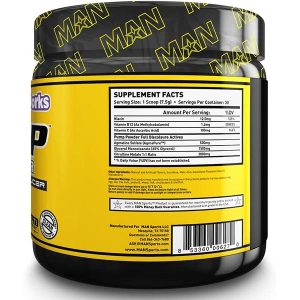 Vascular Boost Pump Powder in a shaker, showcasing its mixability and vibrant color.
