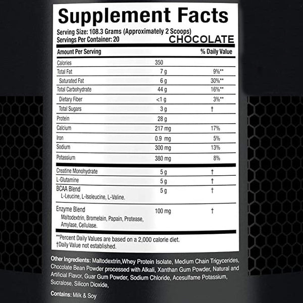 Mass Advantage Elite Recovery Blend 4.7lbs - Image 6