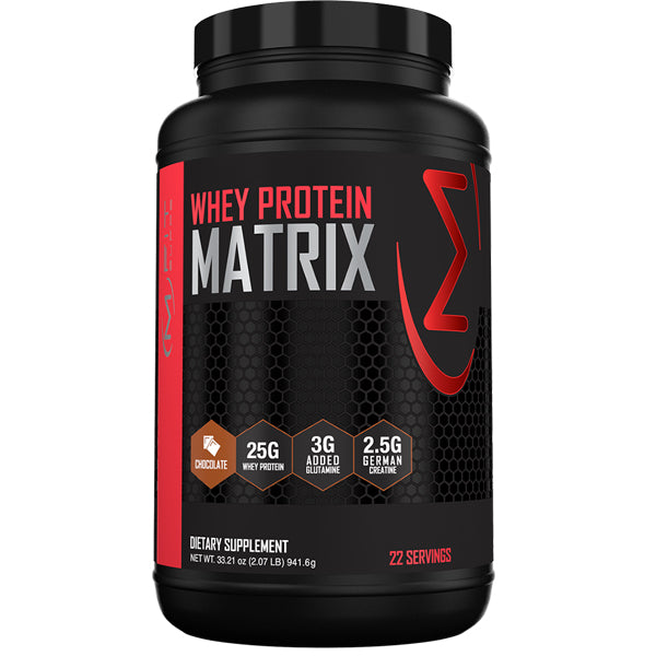 Athlete mixing whey protein powder for muscle gain