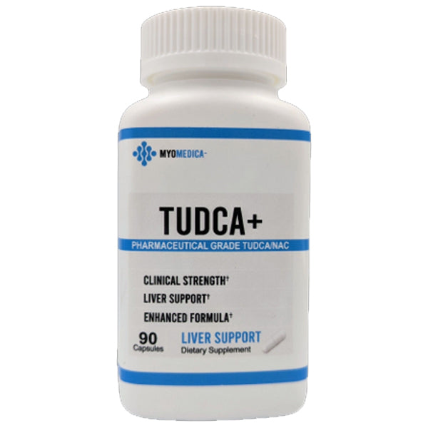 LiverVital TUDCA capsules showcasing the bottle and capsules for liver health support.