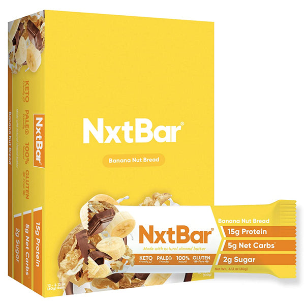 NxtBar protein bar on the go for workout or snack time