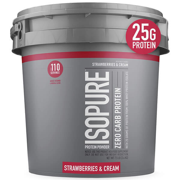 A person preparing a protein shake with Pure Isolate Protein, showcasing its versatility in recipes.