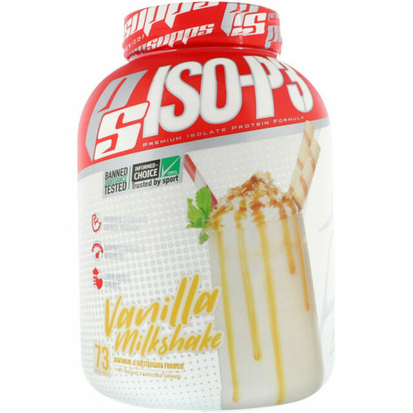 Iso-P3 Elite Isolate Protein Powder in a modern kitchen setting, highlighting its premium quality and versatility.