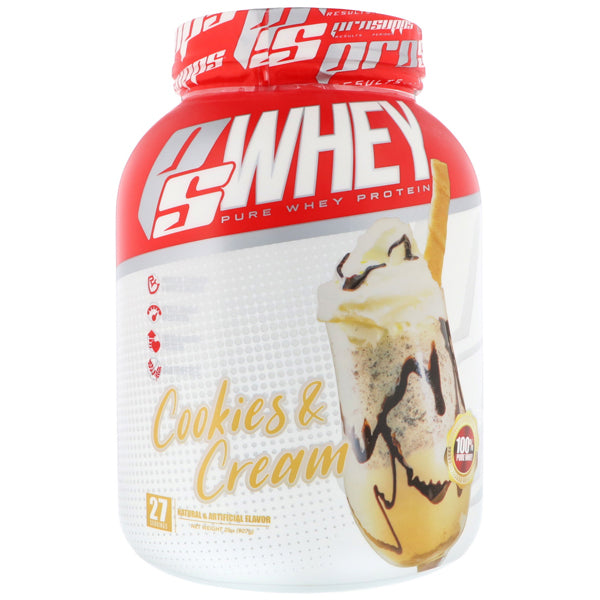 Front-facing tub of ProSupps PSWhey UltraLean Protein, showcasing bold label design for lean muscle support