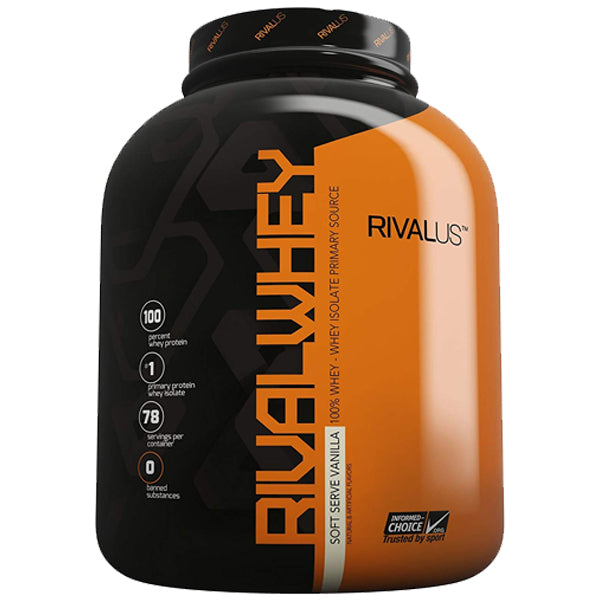 Athlete mixing Rival Nutrition whey protein in a shaker, demonstrating its ease of use post-workout.