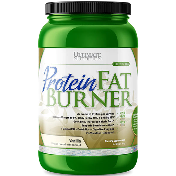 Ultimate Nutrition Protein Fat Burner in a shaker, showcasing its use for post-workout recovery.
